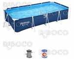 Сглобяем басейн Bestway 56424 Steel Pro™ 4.00 m x 2.11 m x 81 cm Pool Set 5700 L