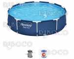 Pre-assembled pool Bestway Steel Pro ™ 305 cm x 76 cm Above Ground Pool Set 4678 L