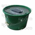 Bait bucket 25 L - round and pump