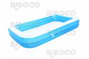 Надуваем басейн Bestway 54150 Inflatable Blue Rectangular Family Pool 3.05 m x 1.83 m x 46 cm 850 L