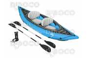 Надуваем каяк Bestway 65131 Hydro-Force Cove Champion Inflatable Two-Person Kayak Set 3.31 m x 81 cm