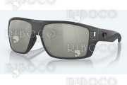 Costa Diego, Matte Gray, Gray Silver Mirror 580G Sunglasses