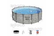 Сглобяем басейн Bestway 5619D  Steel Pro MAX™ 4.27 m x 1.22 m Pool Set 15232 L