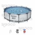 Сглобяем басейн Bestway 56420 Steel Pro MAX™ d 3.66 m x 1.22 m Pool Set 10250 L