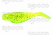 Soft Bait Silicon fish green - 10 pcs