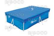 Bestway 58105 Frame Swimming Pool Cover, 102-Inch by 67-Inch