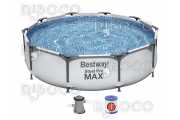 Prefabricated pool Bestway 56408 Steel Pro 305 cm x 76 cm 4678 L Gray