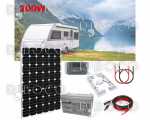 200W Соларна система за кемпер и каравана – пълен комплект