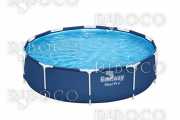 Long summary description Bestway Steel Pro 56677above ground pool Framed pool Round 4678 L Blue