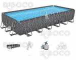 Bestway APX 365 Rectangle Above Ground Pool Set 7.32 x 3.66 x 1.32 m 