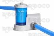 Филтърна помпа Bestway 58675 Flowclear™ 5678 L / h Transparent Filter Pump