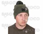 Fox Collection Bobble Hat, Green/Black