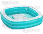 Надуваем басейн Bestway Sippin Summer 218 cm x 218 cm x 48 cm 737 L