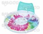Надуваем ринг Bestway Tie-Dye Deluxe Swim Tube