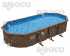 Bestway Hydrium Steel Wall Above Ground Pool Set Oval 7.30 m x 3.60 m x 1.30 m