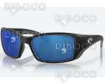Costa Blackfin Sunglasses, Matte Black, Blue Mirror 580G