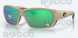 Costa Tuna Alley - Matte Sand - Green Mirror 580G Sunglasses