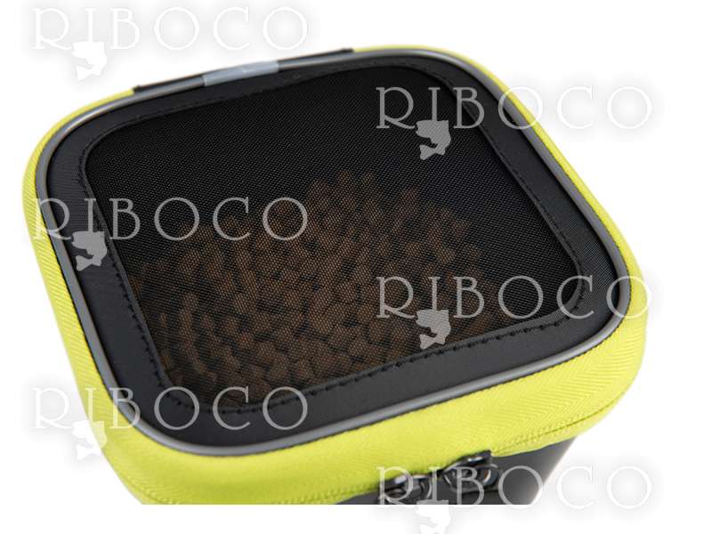 Matrix EVA Air-Flow Bait Tubs Box Carp Fishing Mesh Zip Lid for Maggots  Worms