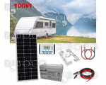 Соларна система за кемпер, каравана с 100W соларен панел