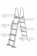 Ladder for pool Bestway 58332