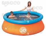 Children's inflatable pool Bestway with 3D images 57244