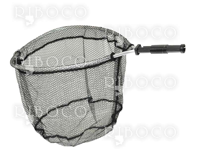 Fly fine-mesh landing net BLACK from fishing tackle shop Riboco