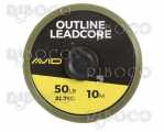 Ледкор Avid Carp Outline Leadcore 10 m