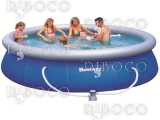Bestway d 366 x 91 cm Fast Set Swimming Pool with 330 gal pump 57166