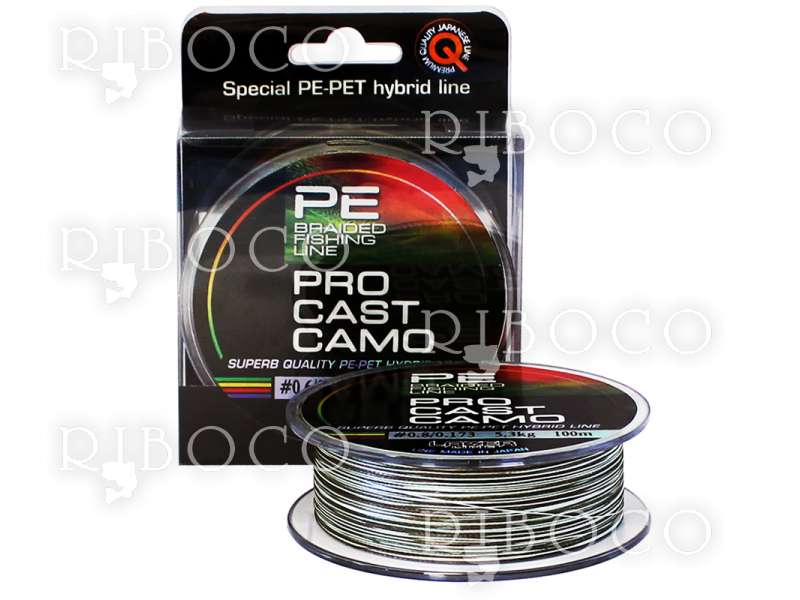 Lazer Pro Cast Camo Braided fishing line from fishing tackle shop