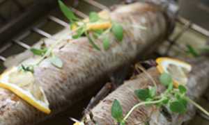 Пъстърва на фурна