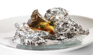 Риба във фолио на скара